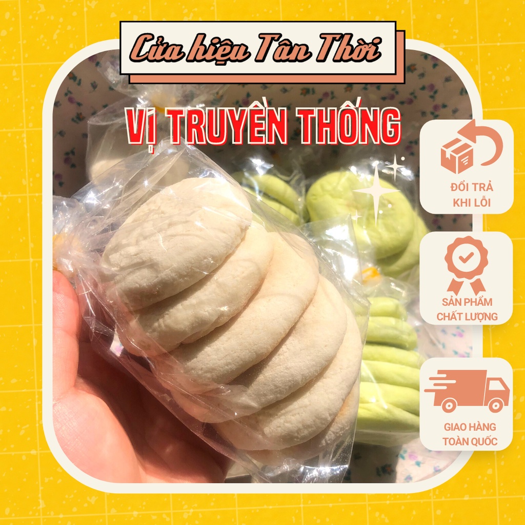 Combo 2 loại bánh bao sữa + trà xanh ăn vặt ngon cực hot