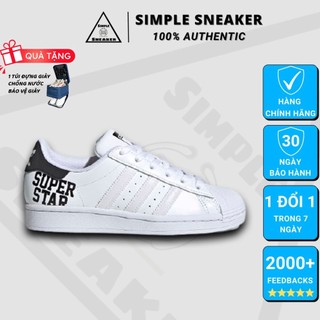 Giày Adidas Superstar Chính Hãng💙FREESHIP💙Adidas Superstar Mini Logo Auth- Giày Sneaker Thể Thao Unisex- Simple Sneaker