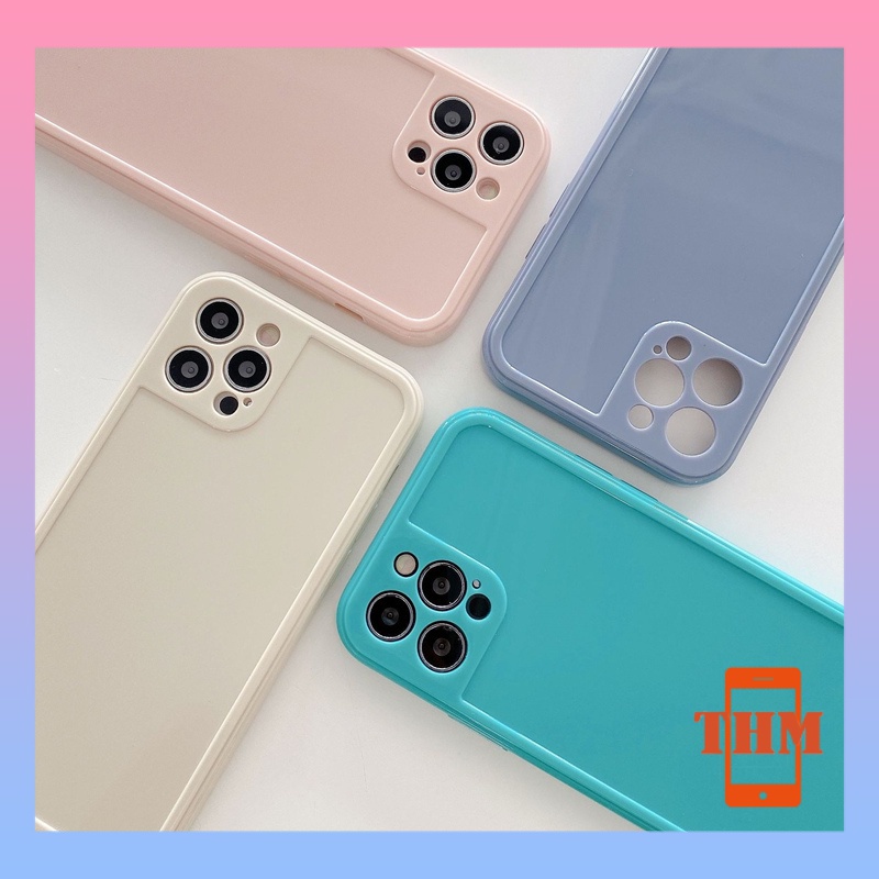 Ốp Điện Thoại Màu Trơn Đơn Giản Cho iphone 11 12 13 promax 6 6plus 6s 6splus 7 7plus 8 8plus se-012