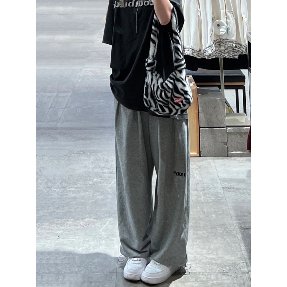 NRVP Quần Thể Thao Dài Dáng Rộng Phong Cách Thời Trang Hàn Quốc