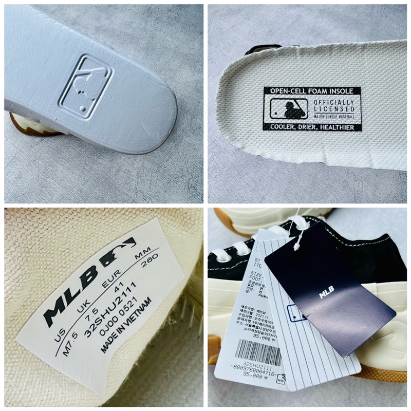 Giày thể thao sneaker cổ thấp MLB Chunky Low New York Hàng SC