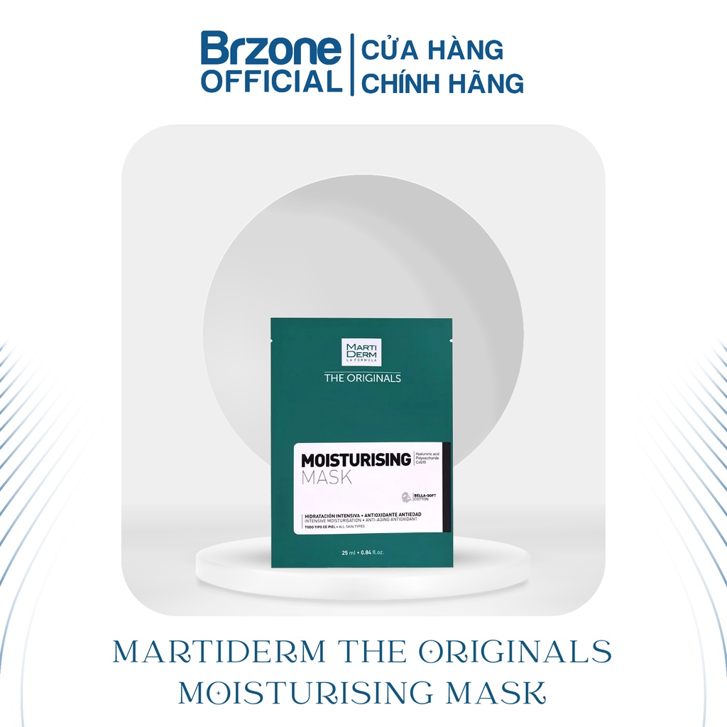 Mặt Nạ MartiDerm The Originals Moisturising Mask Chống Lão Hóa - Se Khít Lỗ Chân Lông - Loại Bỏ Quầng Thâm - BrZone