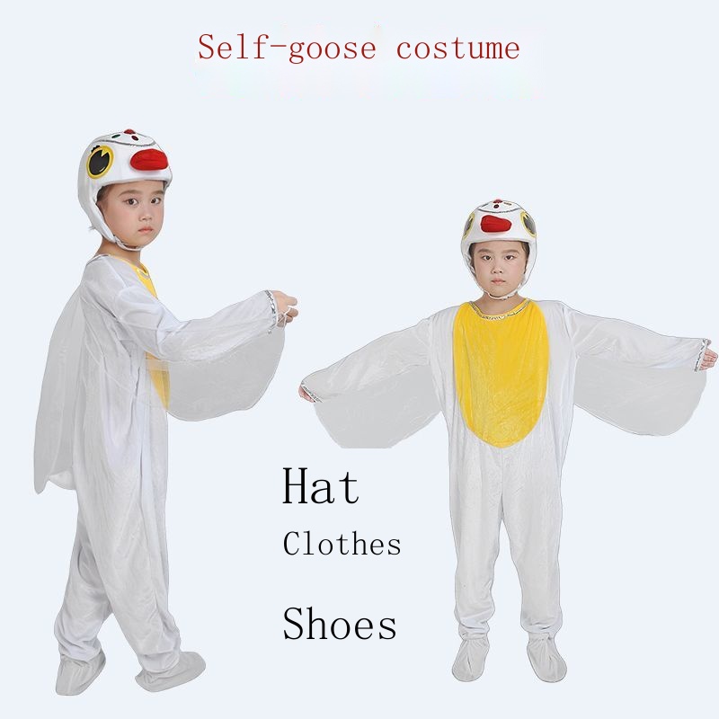 Trang Phục Hóa Trang Động Vật Vịt Vàng Cá Vàng Ếch Rùa Cho Trẻ Em