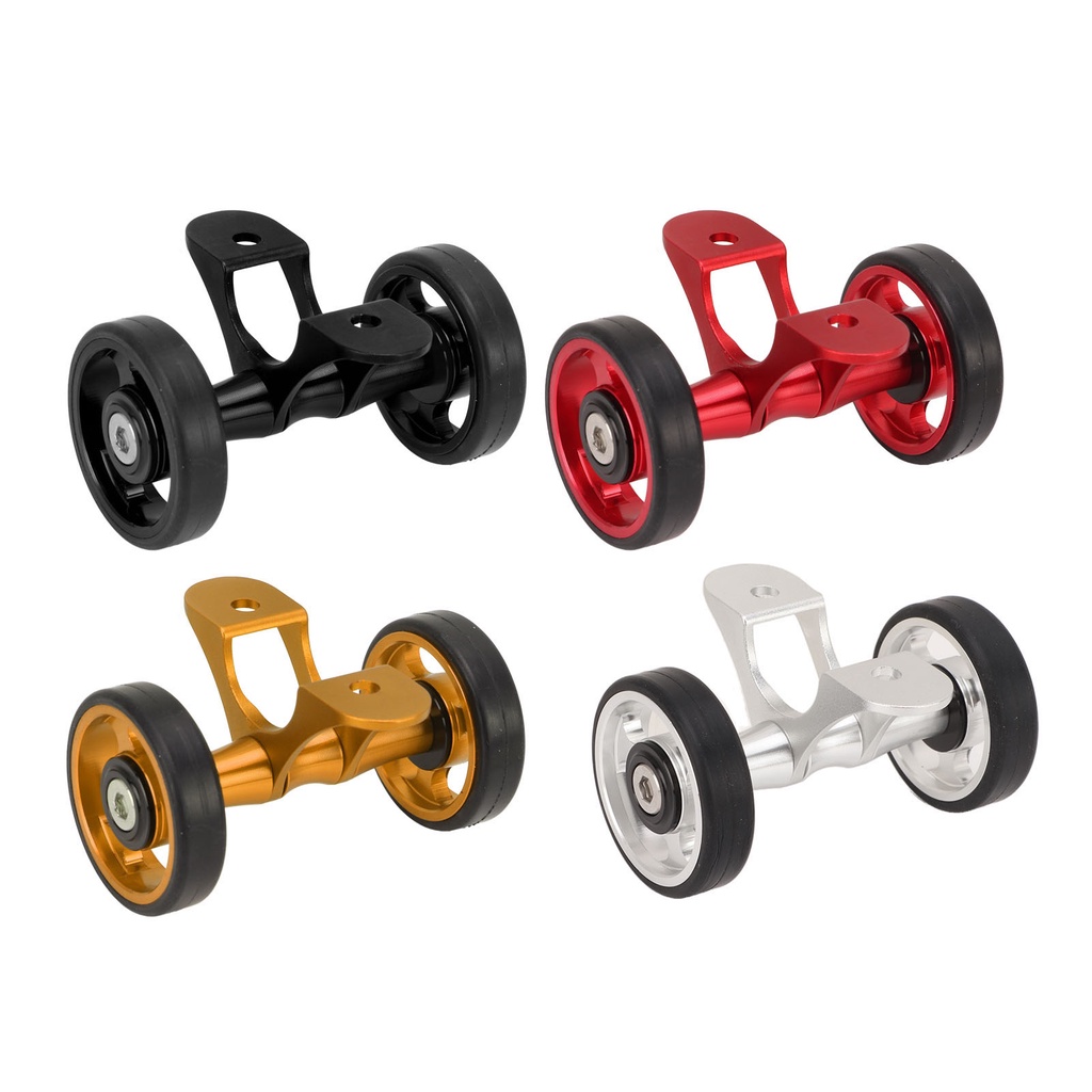 Có thể bán buôn Xe đạp Chắn bùn Easywheel Con lăn Bánh xe đôi cho gấp Brompton Dahon Vermont055 Hàng giao ngay