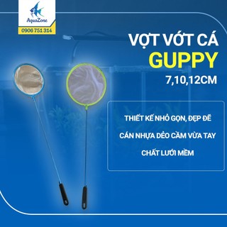 Vợt vớt cá Guppy lưới nano mềm, nhỏ gọn