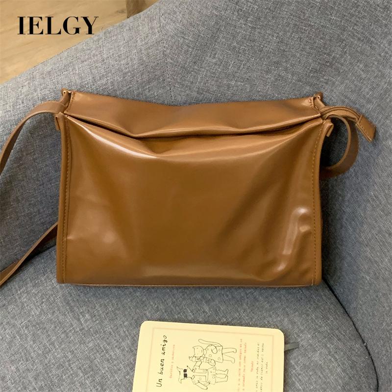 Túi Xách Da Sáp Dầu Mềm Mại Đeo Vai Dung Tích Lớn Cho Nữ