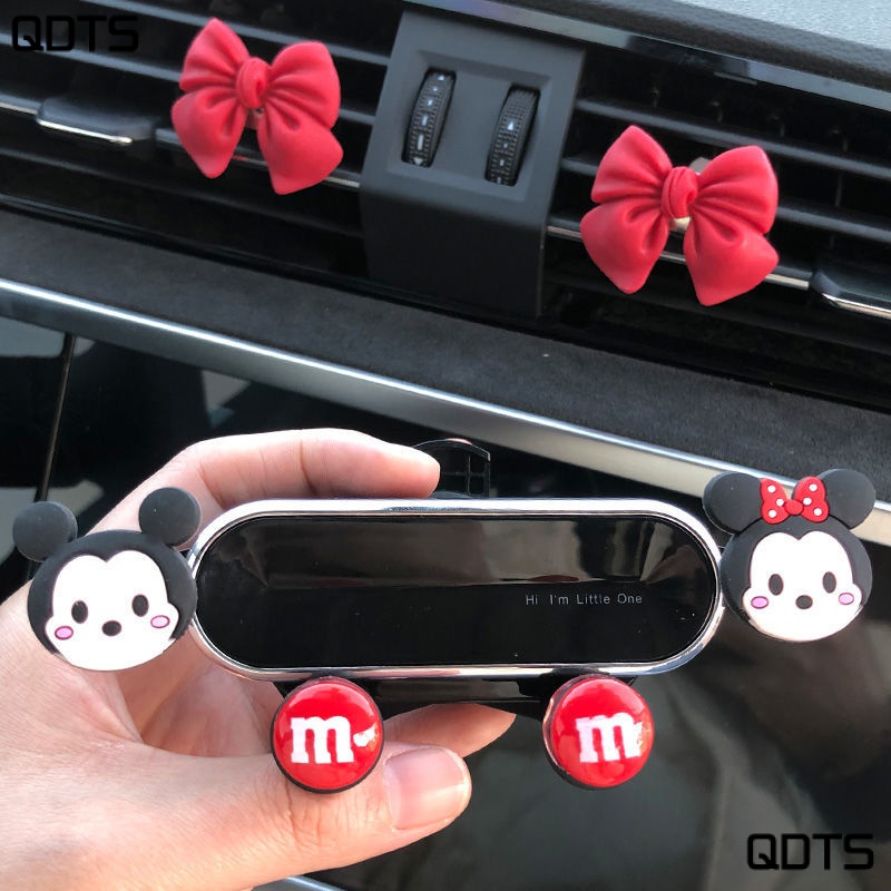 Giá Đỡ Điện Thoại 6OO7 Trang Trí Nội Thất Xe Hơi Dễ Thương