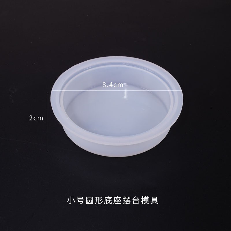 Hình Chữ Nhật Tròn Hình Kim Cương Đế Hình Học Thạch Cao Khuôn Silicon Tự Làm Xe Hương Liệu Khuếch Tán Đá Coaster Bàn Xoay Khuôn Xi Măng