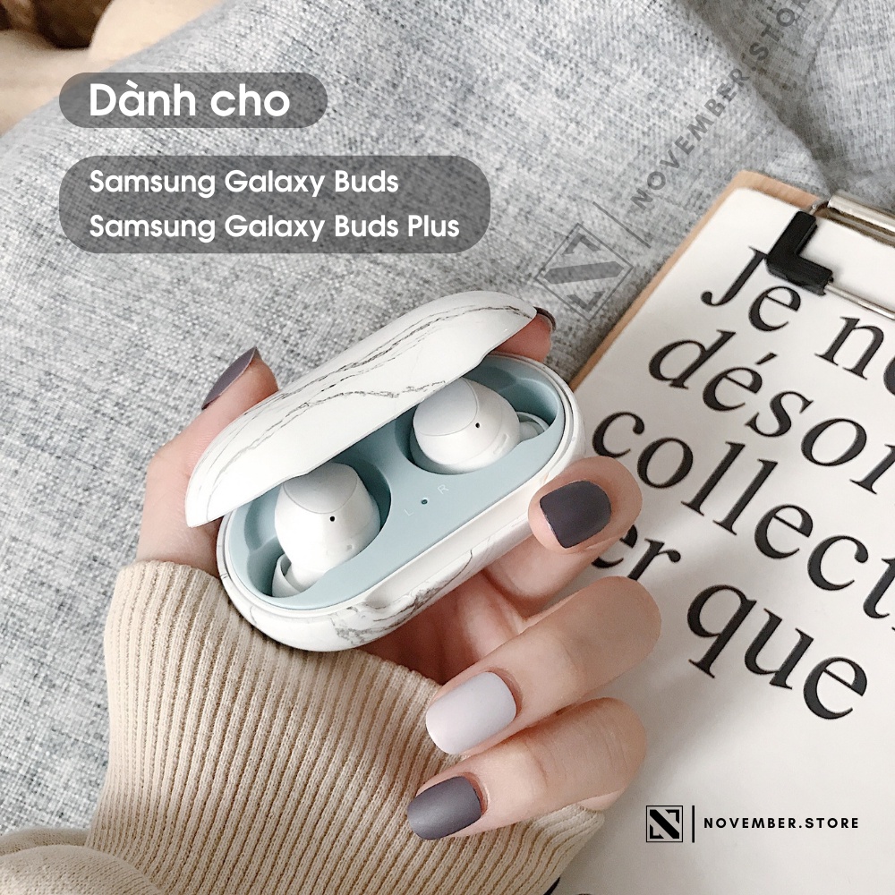 Ốp case tai nghe Galaxy Buds Plus / Buds+ / Buds Plus hoạ tiết đá thạch anh