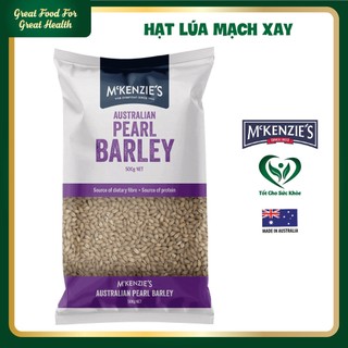 Hạt lúa mạch xay Úc McKenzie's - Pearl Barley gói 500g