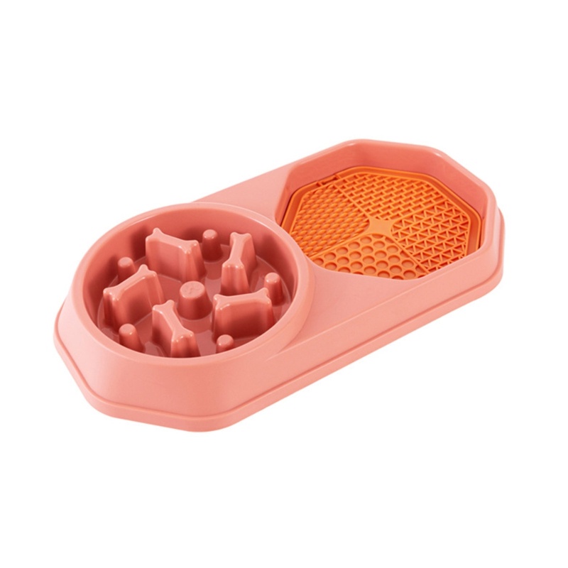 Bát Đựng Thức Ăn 2 Trong 1 Giúp Chống Kẹt Tay Dành Cho Chó