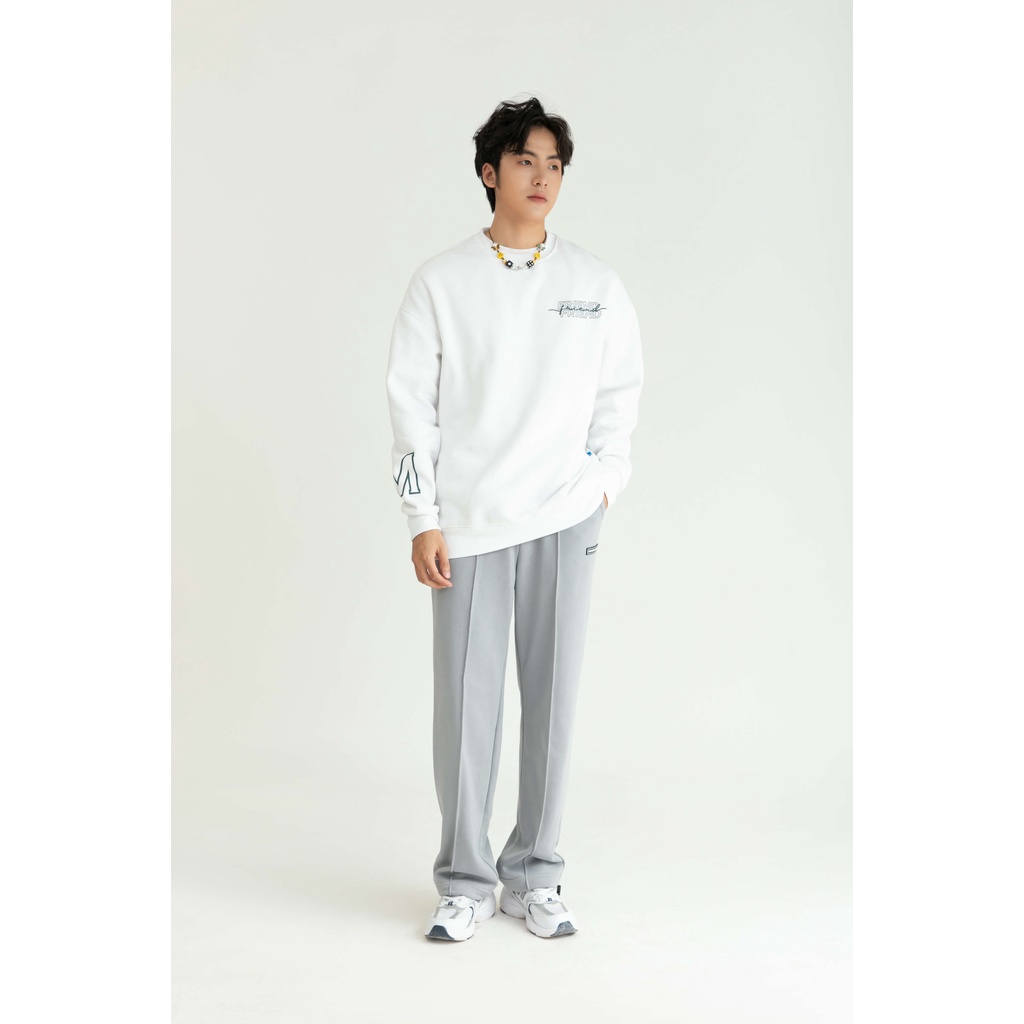 Áo Sweater Nỉ Nam MANDO Phối Màu Chất liệu Nỉ Cào TC Dày Dặn, Form Rộng Phong Cách Unisex SWT002