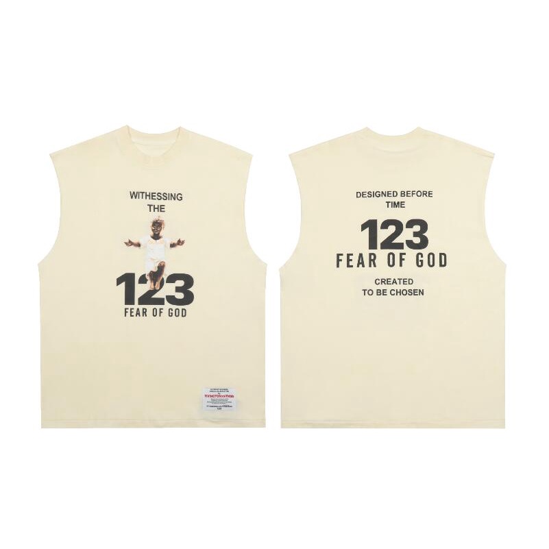 Áo Thun Ba Lỗ cotton In FOG RRR123 Thời Trang Unisex Cá Tính
