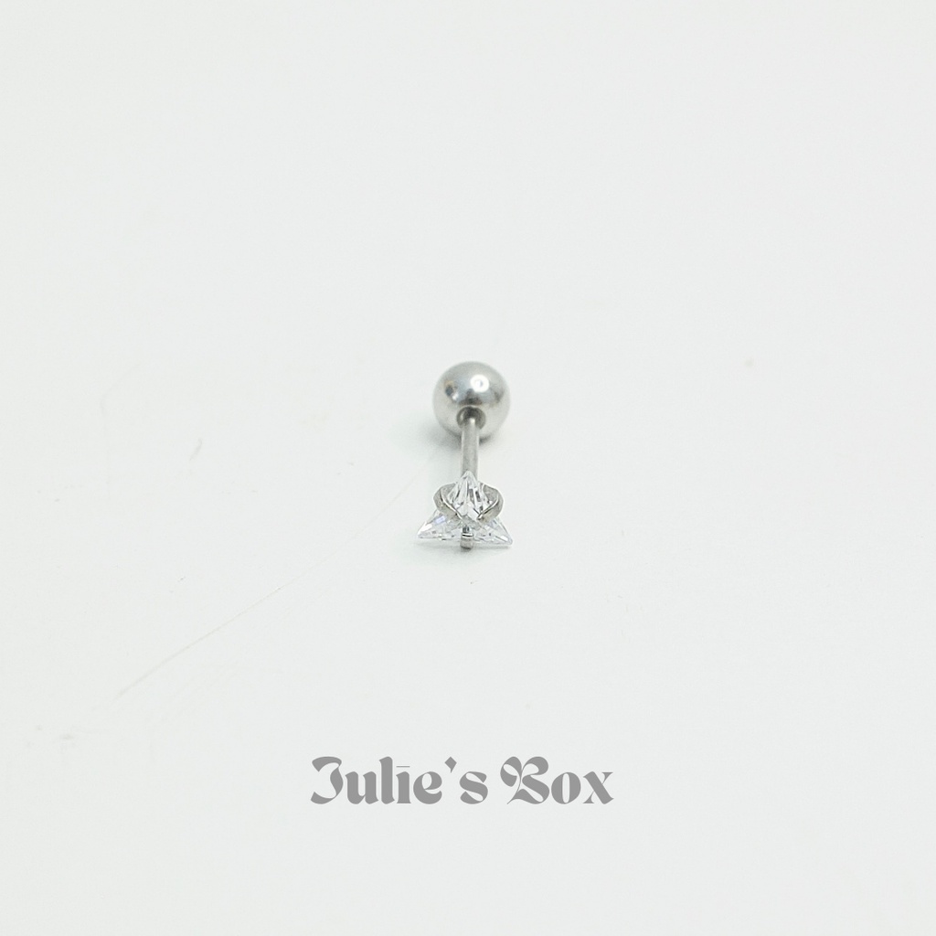 [COMBO] Tiết Kiệm 10-15K Set Khuyên Tai Nam Nữ Titan Unisex Không Đen Không Ngứa Không Gỉ Sét Không Dị Ứng julies box