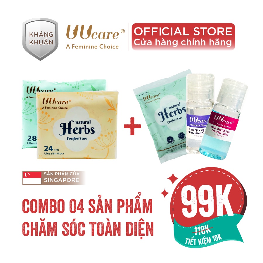 UUCARE Combo Chăm sóc toàn diện 04 sản phẩm