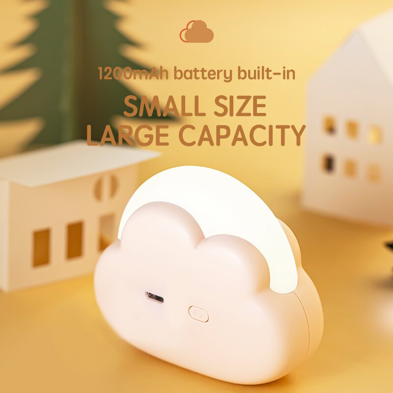 Đèn Led Ngủ Để Bàn Hình Đám Mây Dễ Thương