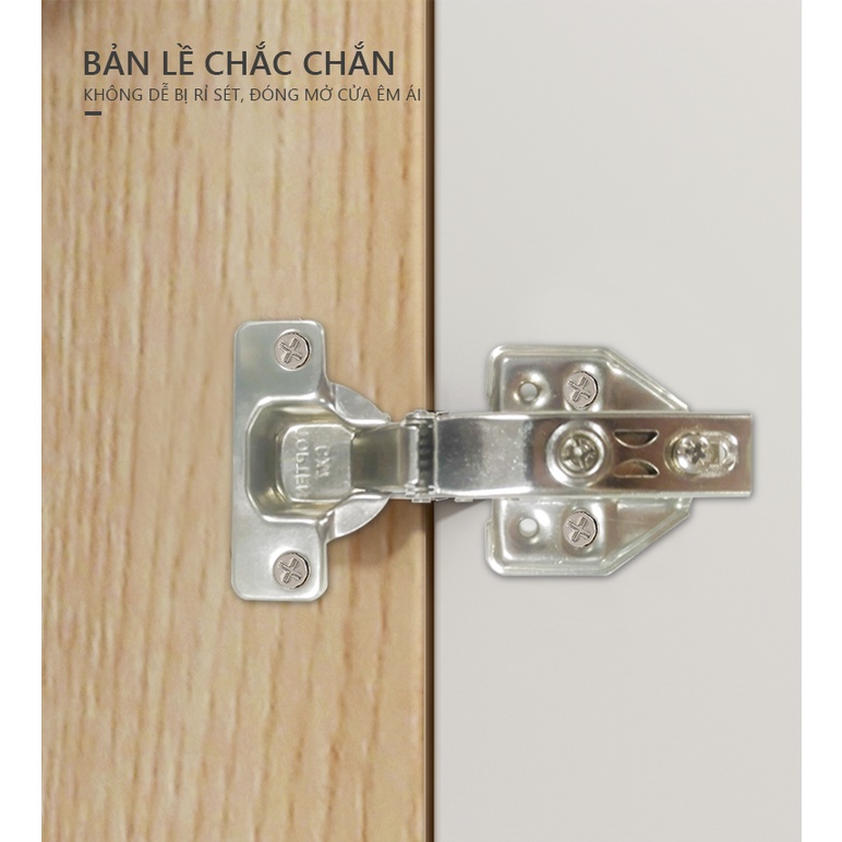 Tủ quần áo gỗ mini đa năng tiết kiệm diện tích thương hiệu IGA - GP222