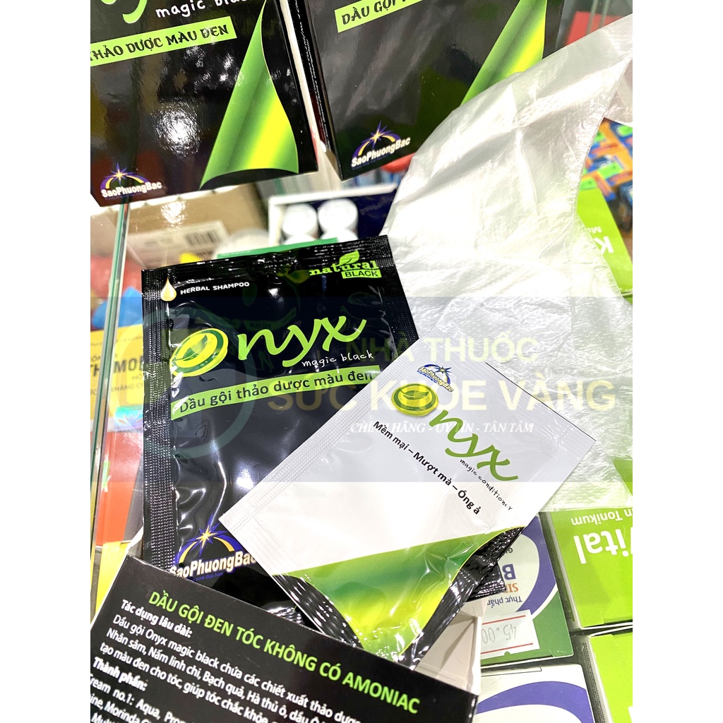 Dầu Gội Thảo Dược Đen Tóc - Onyx Magic