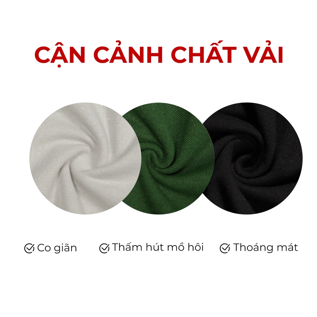 Áo polo phối màu nam cao cấp HIDDLE vải cotton chống nhăn, nhiều size màu đen, xám, xanh ve chai| H7-T11