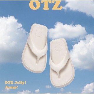 [Sẵn Beige 39] Dép OTZ Jelly Foam Hàn Quốc