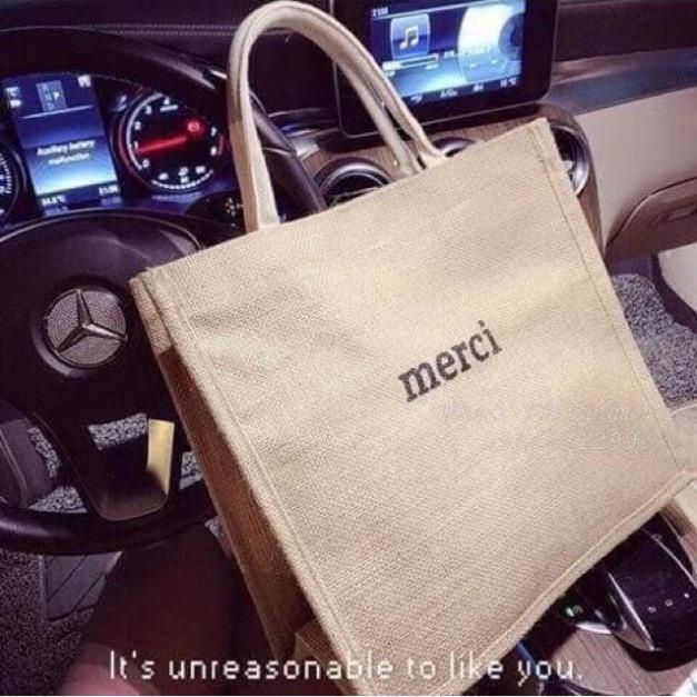 Túi Cói Merci Siêu Hot Hit ! đi biển,đi chợ,đi chơi