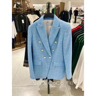 Áo khoác dạ áo blazer nữ Zara auth