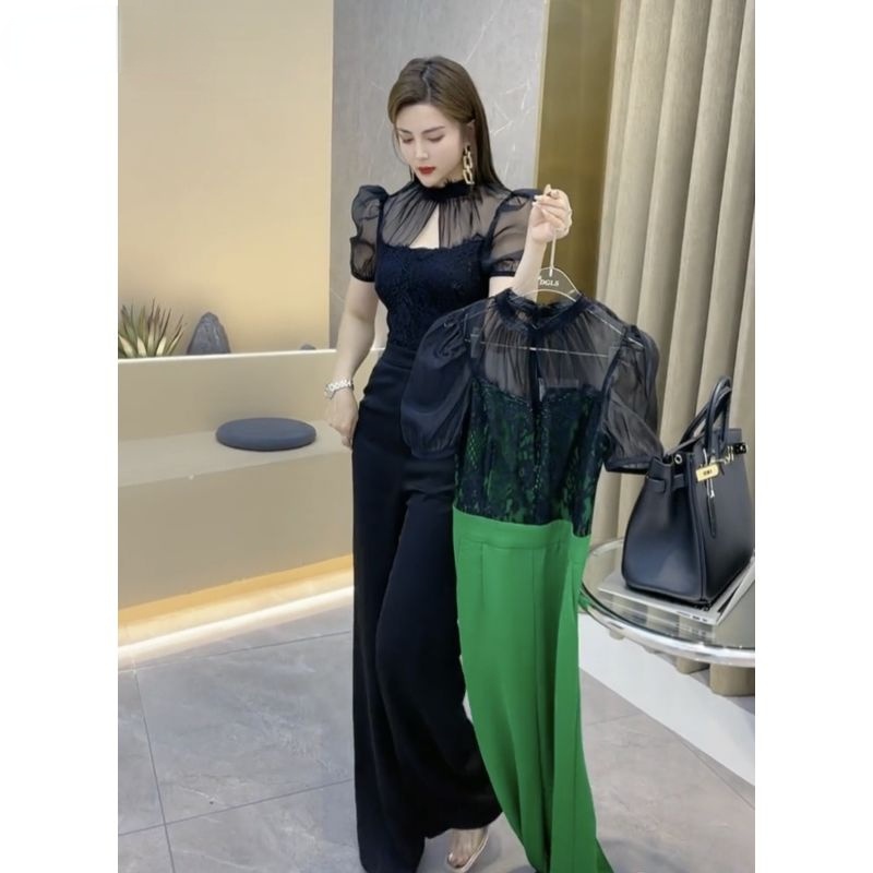 Áo Liền Quần Ren Mỏng Phong Cách Đường Phố Thời Trang Xuân Thu Mới Cho Nữ | BigBuy360 - bigbuy360.vn