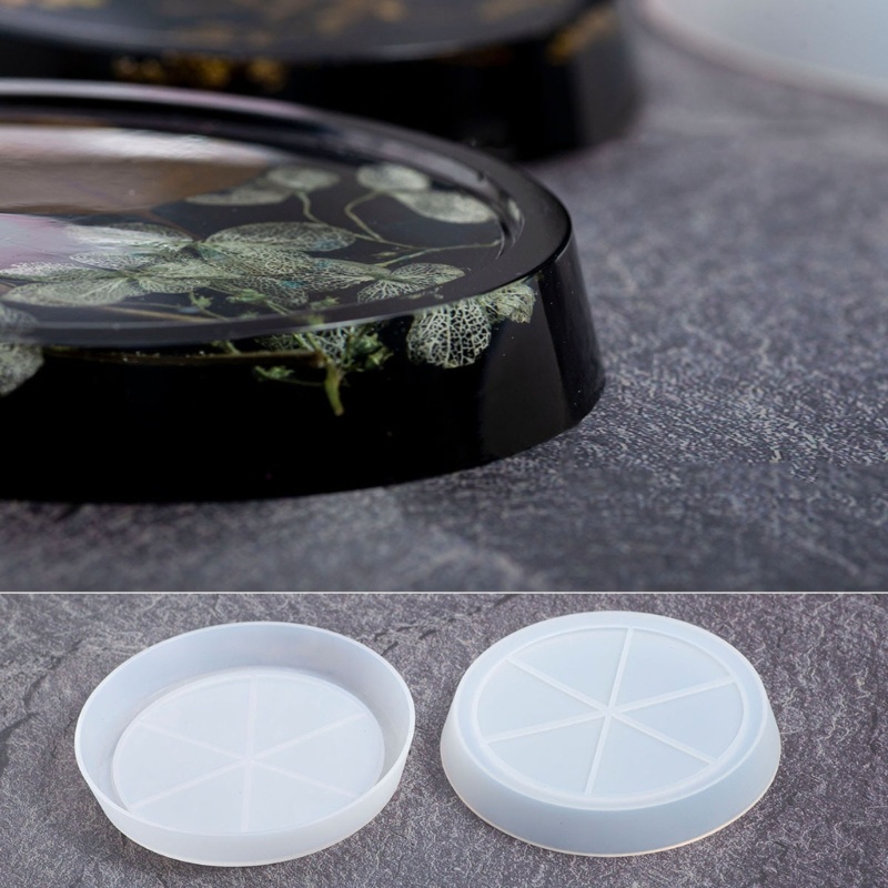 Khuôn Silicone Hình Tròn Dùng Làm Đế Lót Ly Cà Phê Diy