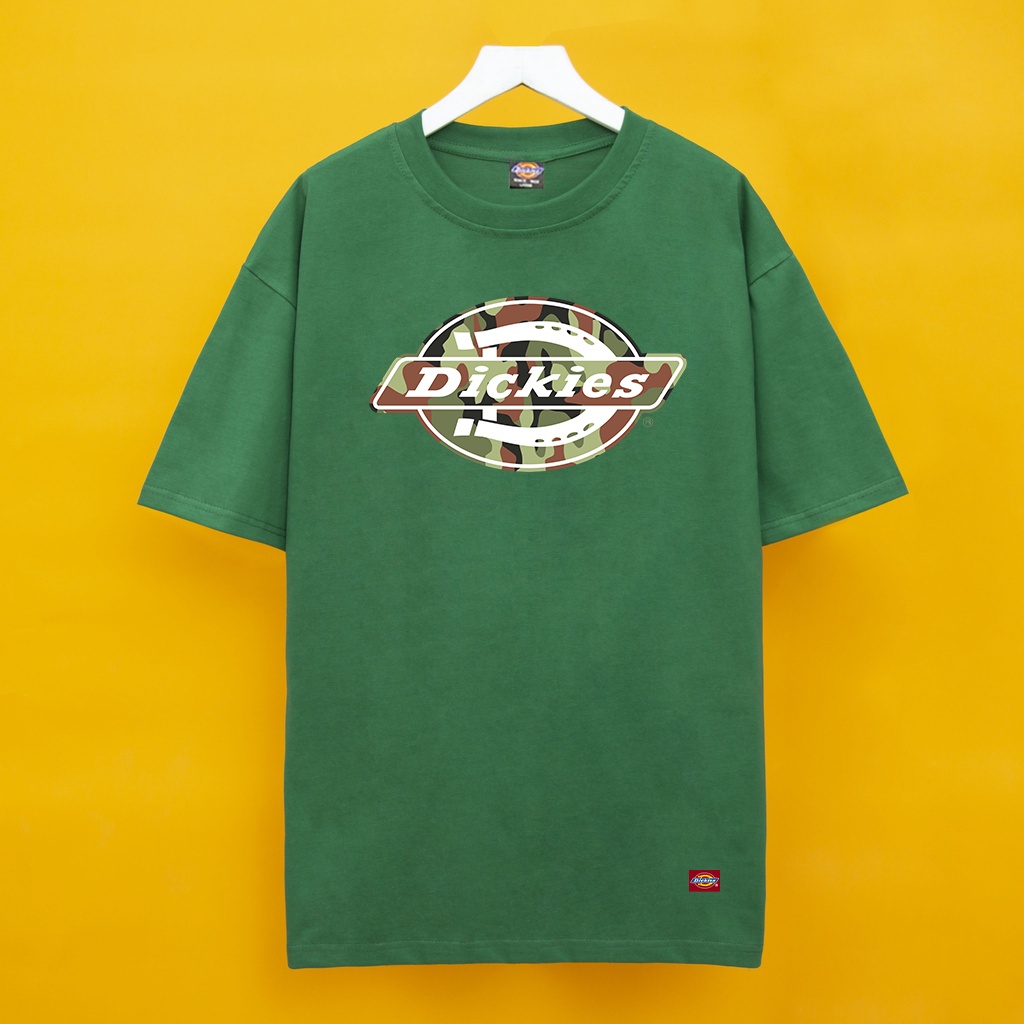 Áo Thun Dickies Logo Tròn Rằn Ri form rộng -T-Shirt Dickies cao cấp-DK40-Streetwears SG