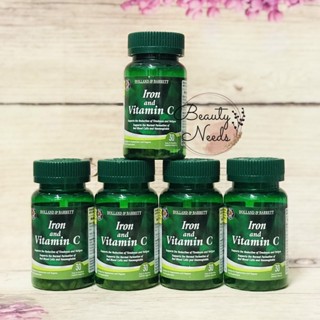Viên bổ sung sắt và vitamin C Holland & Barrett Iron and Vitamin C lọ 30 viên