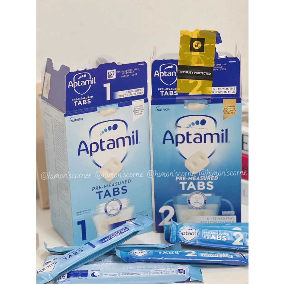 Sữa Aptamil thank UK số 1-2 dành cho bé từ sơ sinh [ Hàng Air ]