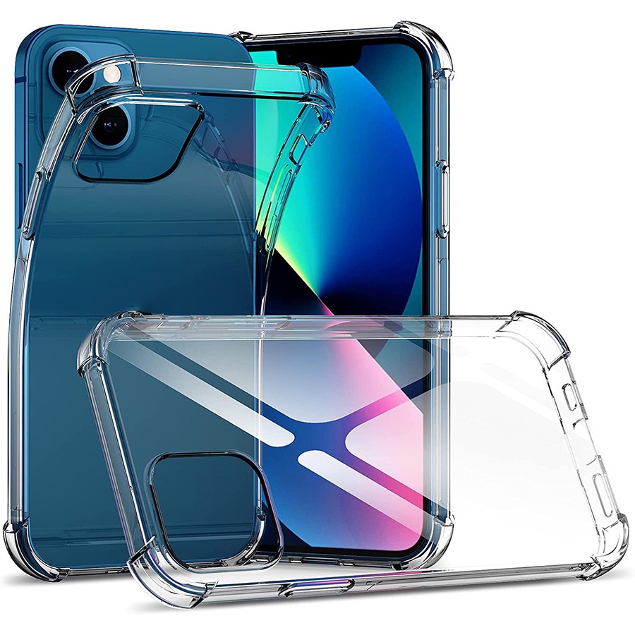Ốp Điện Thoại Trong Suốt Chống Sốc Bảo Vệ Toàn Diện Cho iPhone 5 5S 6 6S 7 8 Plus SE2020 X XR XS Max 11 12 13 14 Pro Max
