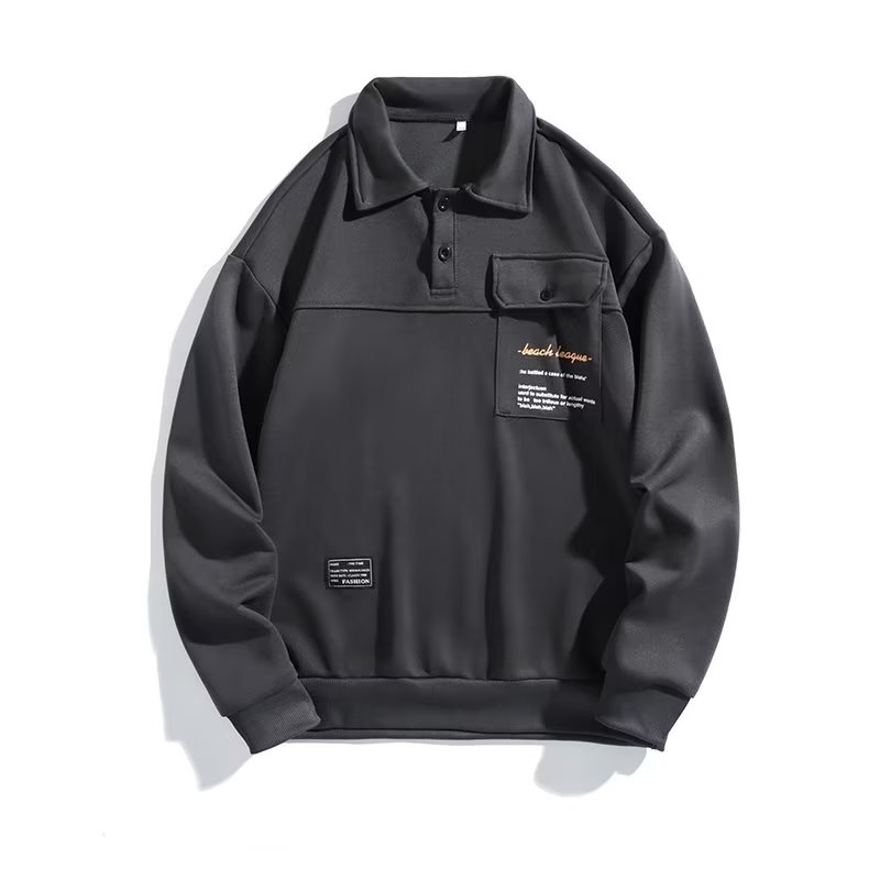 Áo polo Tay Dài Dáng Rộng Cho Nam 8XL