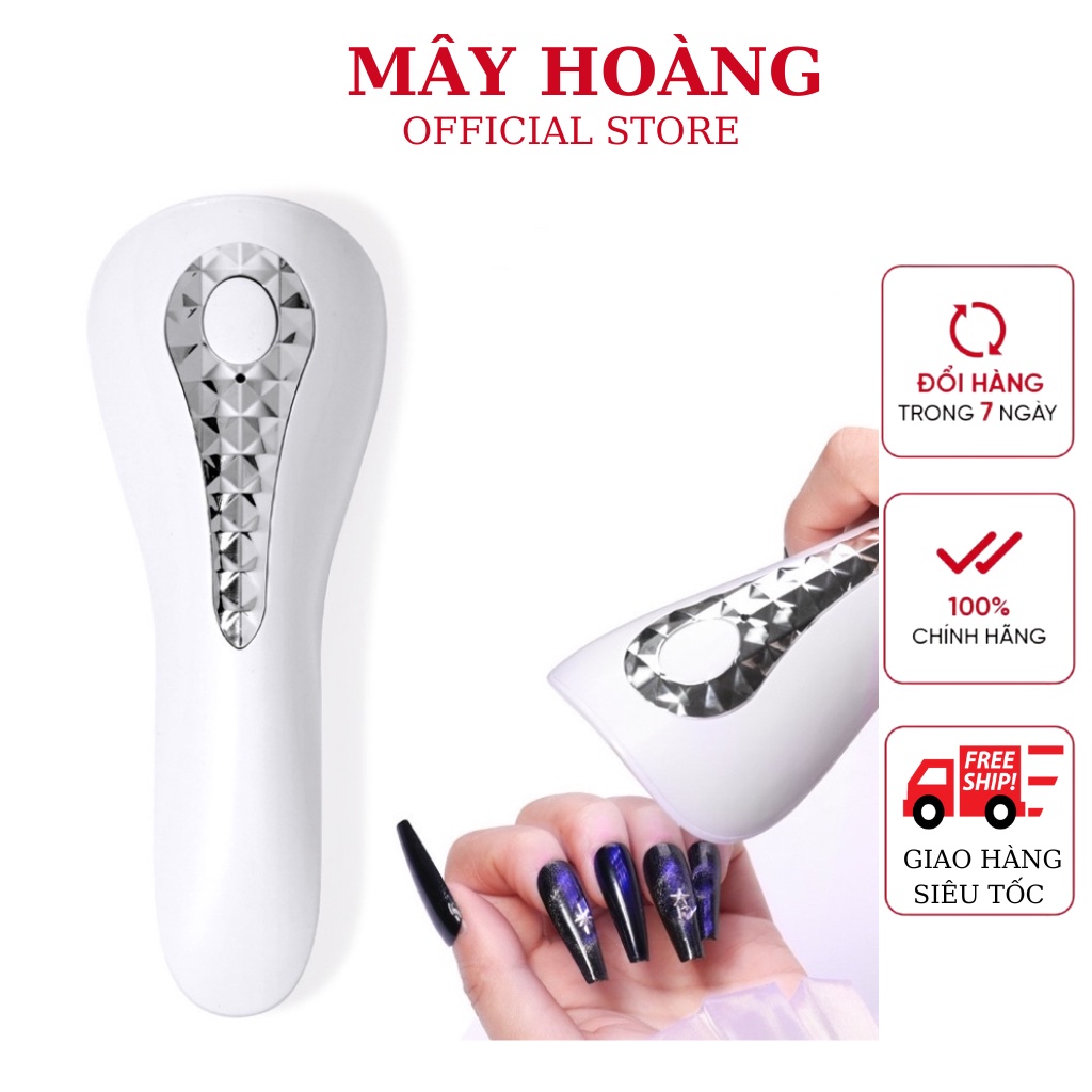 máy hơ gel móng tay LED tích điện mini 18w 5 bóng