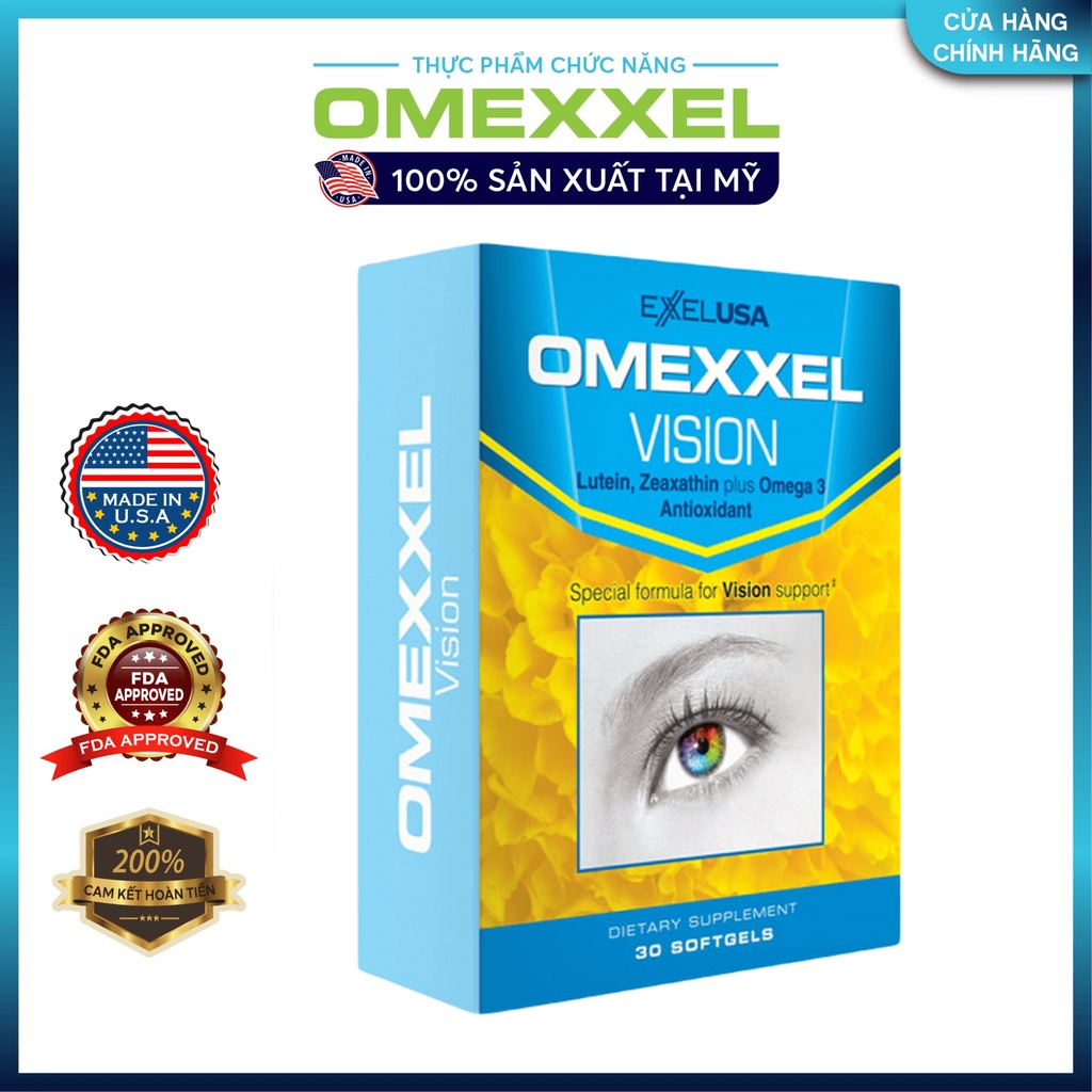 Viên uống bổ mắt Omexxel Vision 30 viên/ hộp