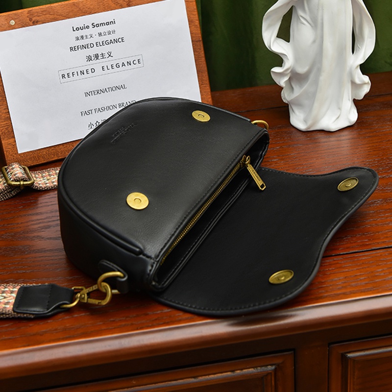 Túi Đeo Chéo Kiểu Yên Ngựa Đơn Giản Thời Trang Cho Nữ