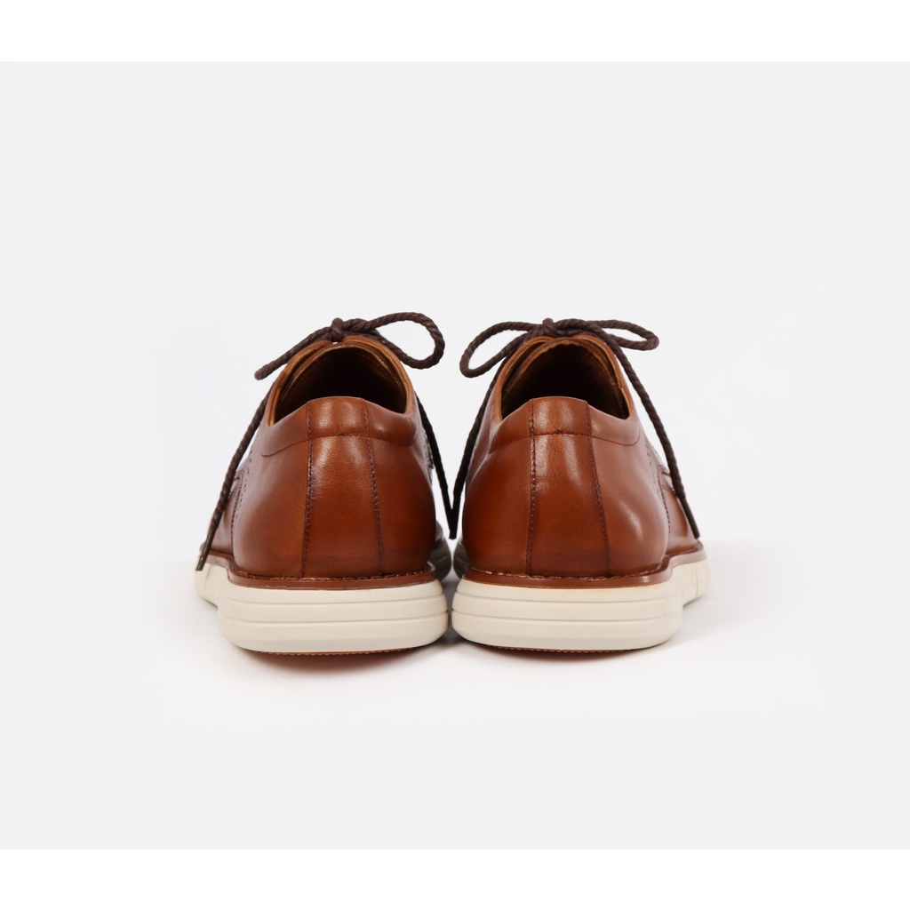 Sneaker Da bò mộc nhập khẩu Da bò mộc cao cấp 100 % giày da bò patina thủ công đế phylon siêu nhẹ bảo hành 12 tháng