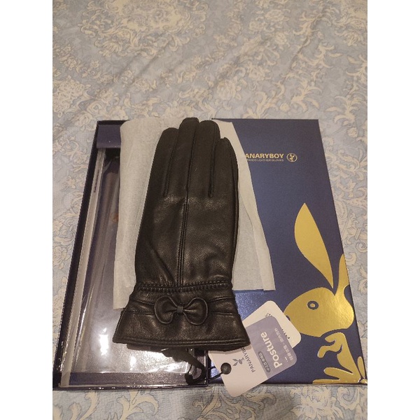 Găng Tay Da Cừu Nữ Màu Đen Lót Lông Cực Ấm- Bảo hành 3 năm