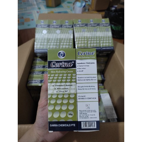 KEM DƯỠNG ẨM CERINA SKIN HYDRATING CREAM 50G DÀNH CHO DA KHÔ - BS Yến
