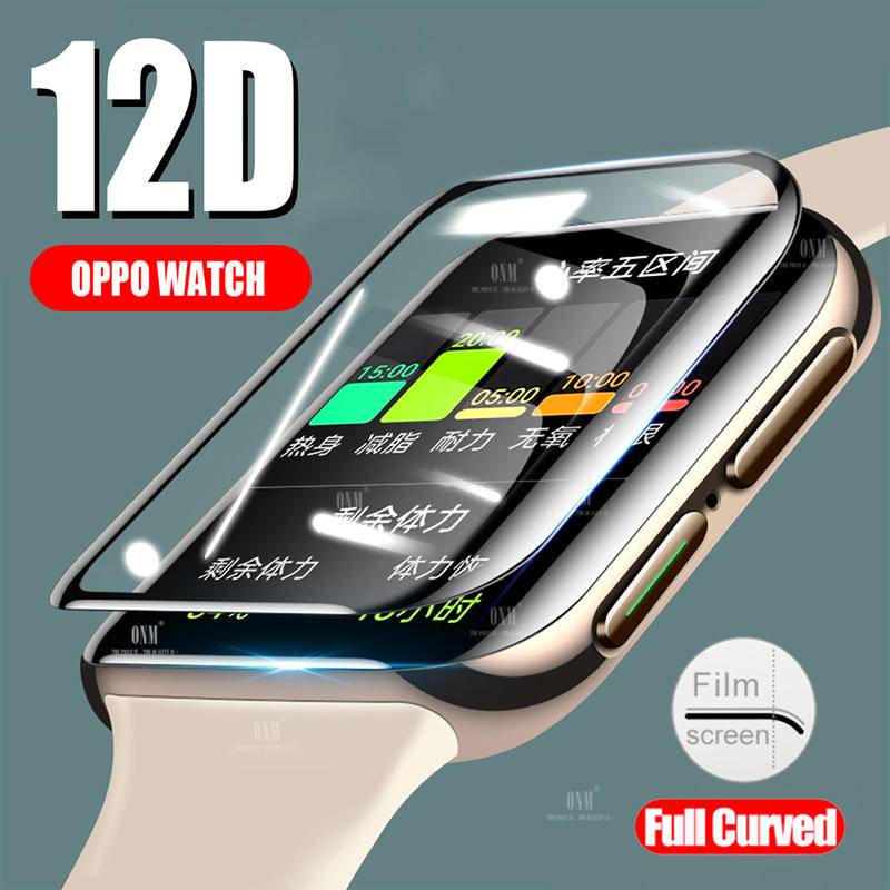 Kính Cường Lực 12D Bảo Vệ Màn Hình Đồng Hồ Oppo watch 2 41mm 42mm 46mm Free Band 2 watch 3