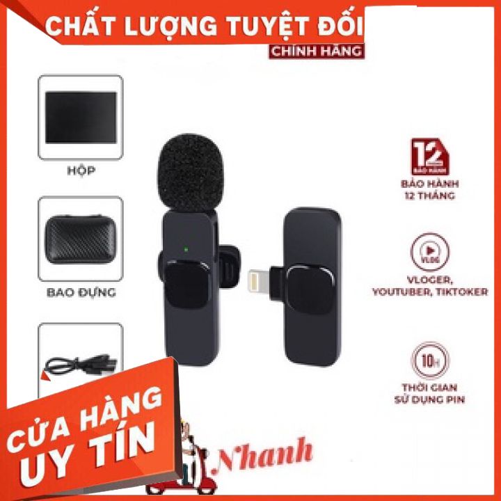 Micro không dây cài áo lọc tiếng ồn