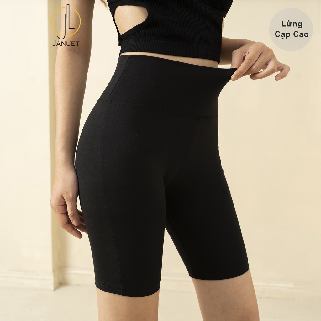 Quần Legging Lửng Nữ Chuẩn Xịn Januet Spandex Siêu Co Giãn | BigBuy360 - bigbuy360.vn