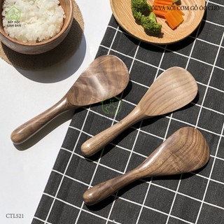 Muôi/vá gỗ óc cho xới cơm trộn salad - Không hóa chất độc hại