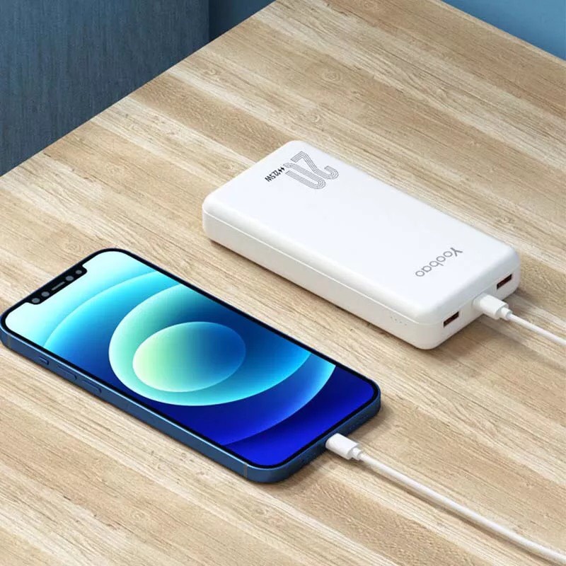 Sạc dự phòng nhanh 20w Yoobao D20Q dung lượng 20000mAh QC3.0 22.5W (Max) Hàng Chính Hãng