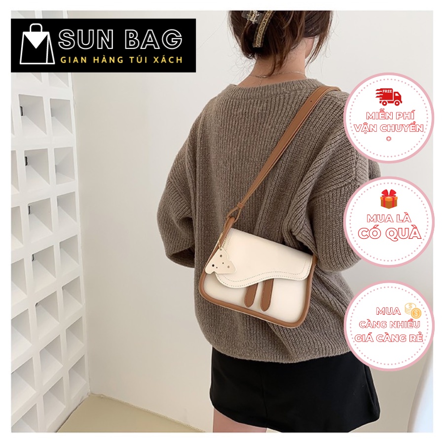 Túi xách nữ đeo chéo, đeo vai, túi cnk đi chơi, đi học, da đẹp, thời trang cao cấp size 21cm SB264