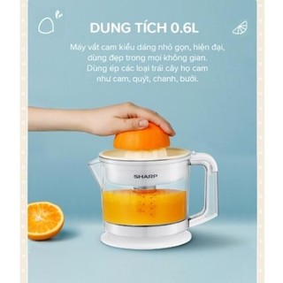 Sharp_Máy vắt cam Sharp EJ-J256-WH (0.6L) - Hàng chính Hhãng