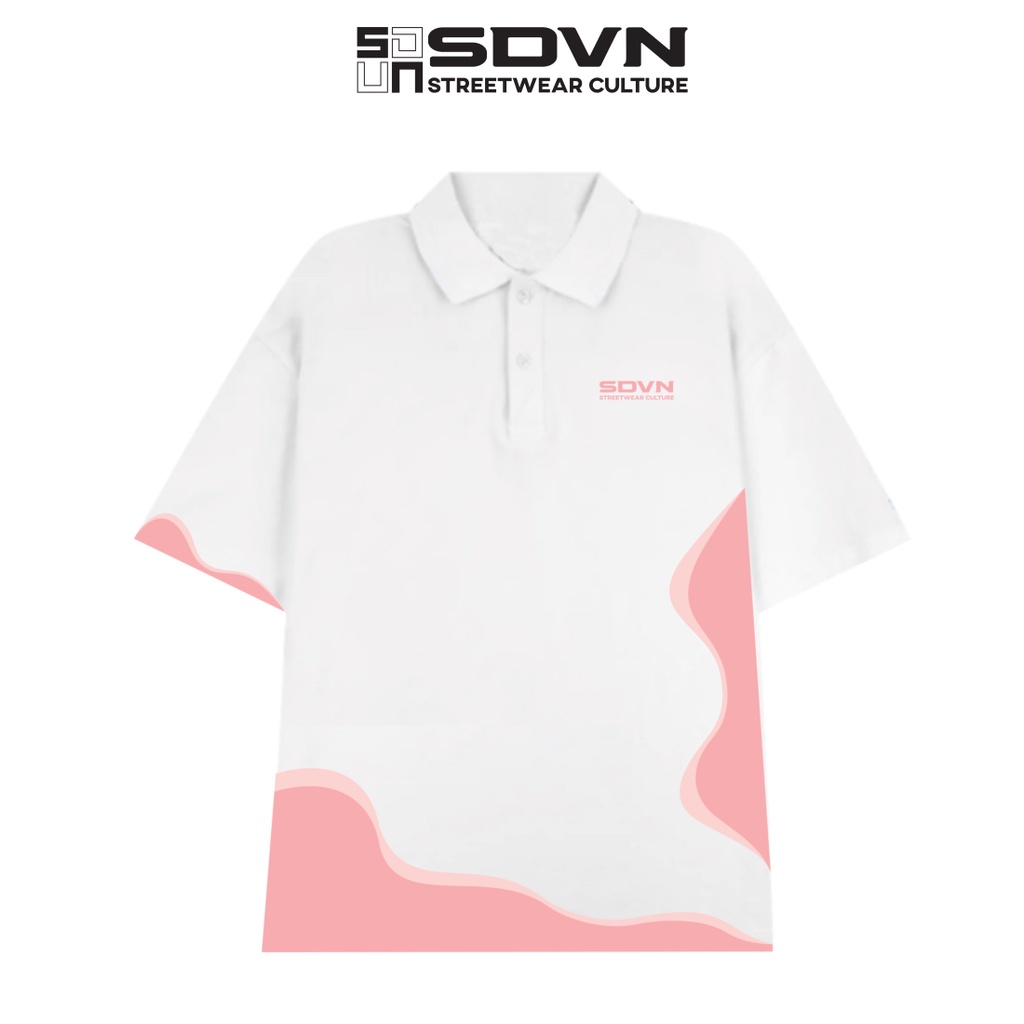 Áo Thun POLO Unisex Form Rộng - Brand Chính Hãng SDVN - STAIN