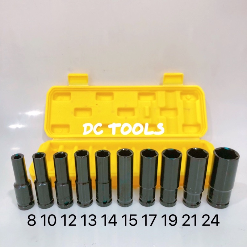 BỘ ĐẦU KHẨU HUKAN 10 CÁI LOẠI 1/2 DÀI 78MM HÀNG CHÍNH HÃNG