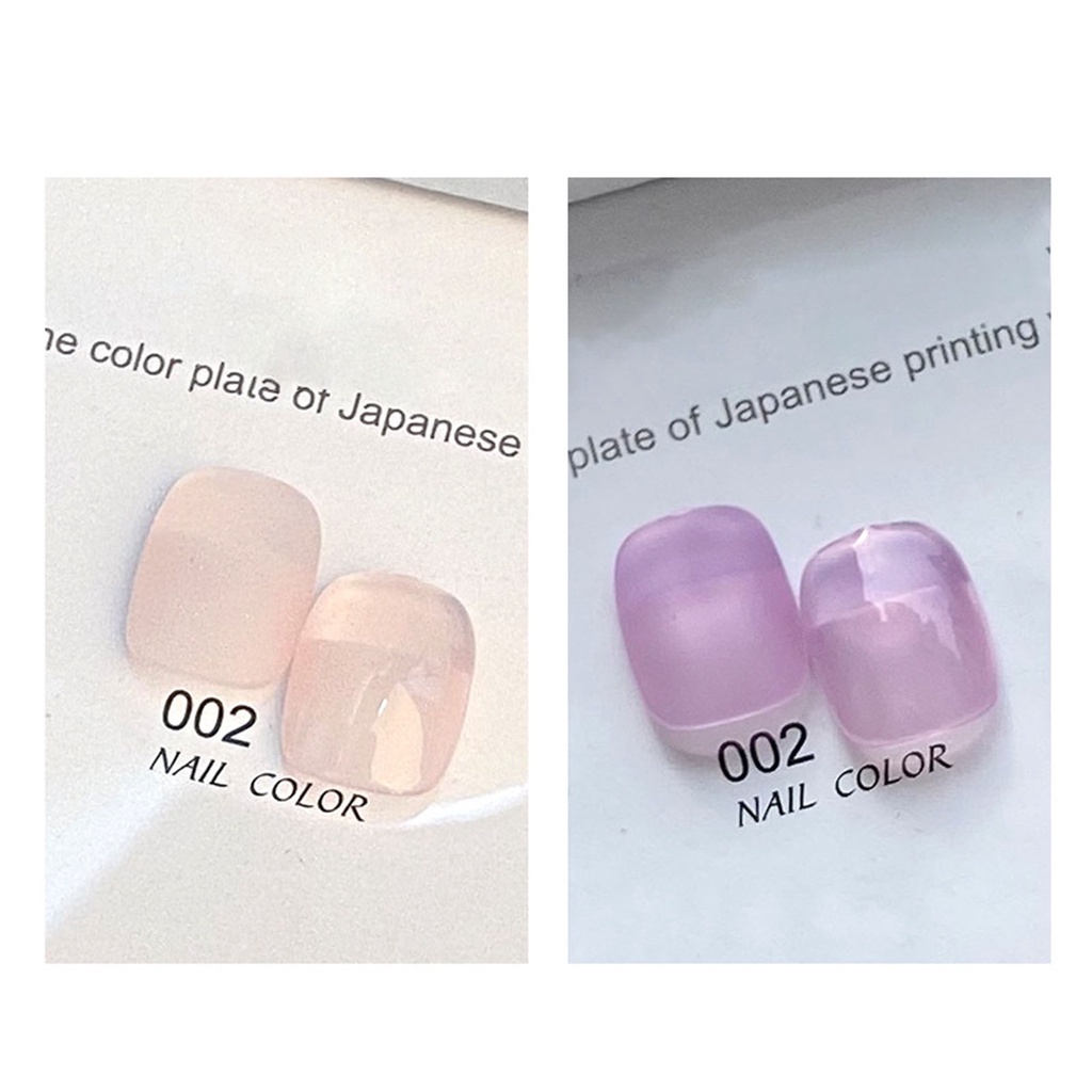 Sơn Móng Tay 8ml Dạng Thạch Trong Mờ Dễ Tẩy Trang Lâu Trôi Dùng Cho Salon Làm Đẹp