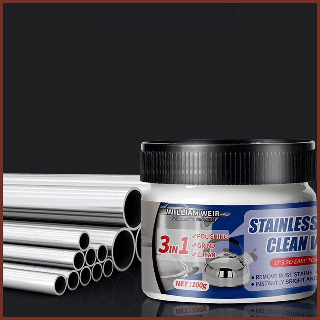 Keo Đánh Bóng Kim Loại Bằng Nhôm 100g Loại Bỏ Vết Rỉ Sét Và Làm Sạch Lâu Trôi haoyisvn